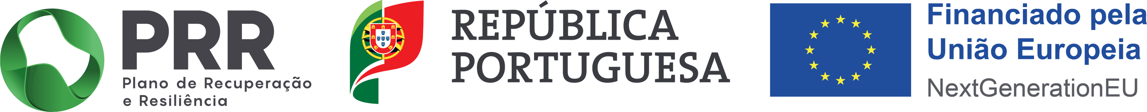 PRR · República Portuguesa · Financiado pela União Europeia — NextGenerationEU
